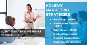 Client Webinar Holiday Marketing Strategies